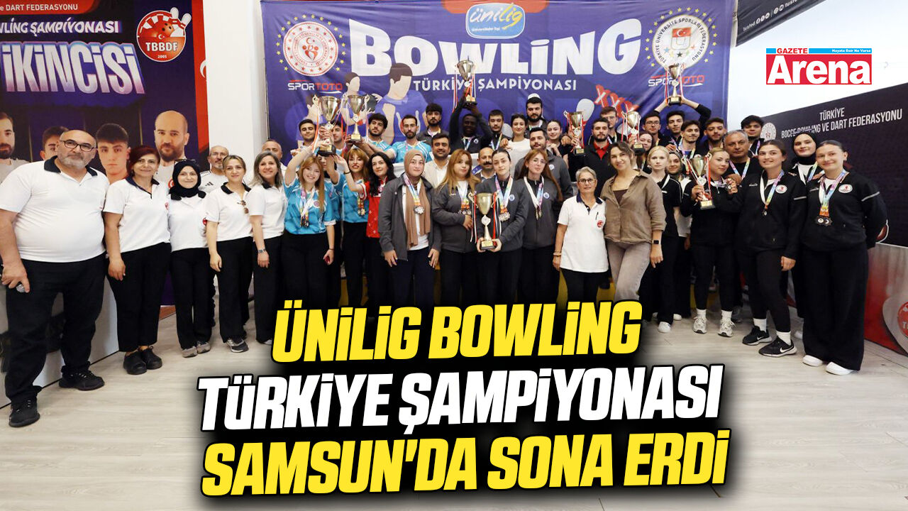 Ünilig Bowling Türkiye Şampiyonası Samsun'da sona erdi