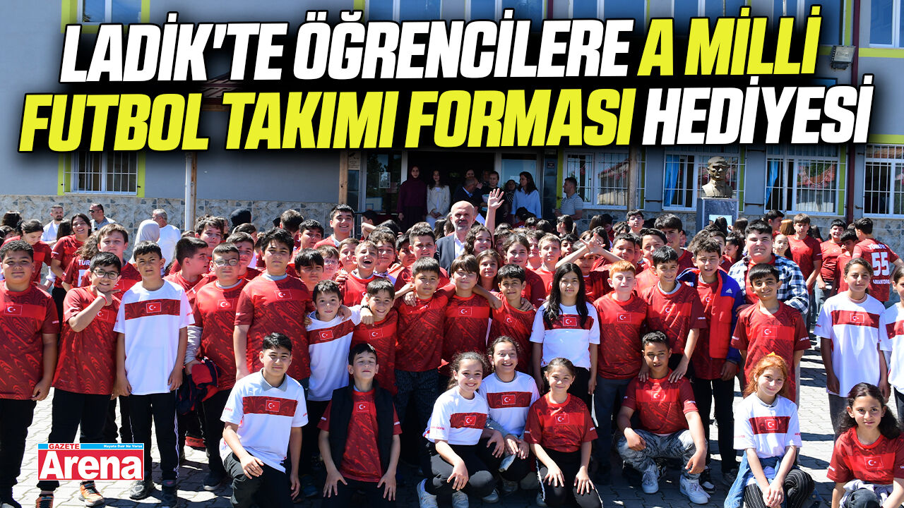 Ladik'te öğrencilere anlamlı hediye