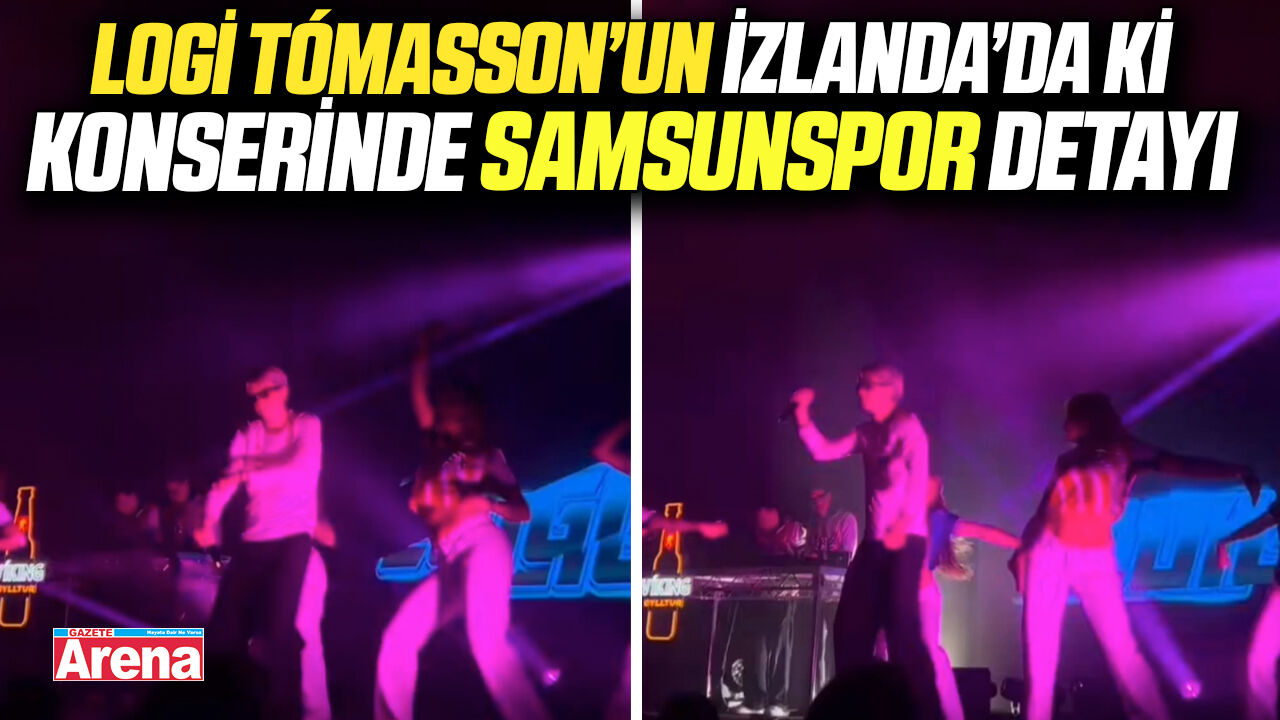 Samsunsporlu Logi Tómasson İzlanda’da konser verdi