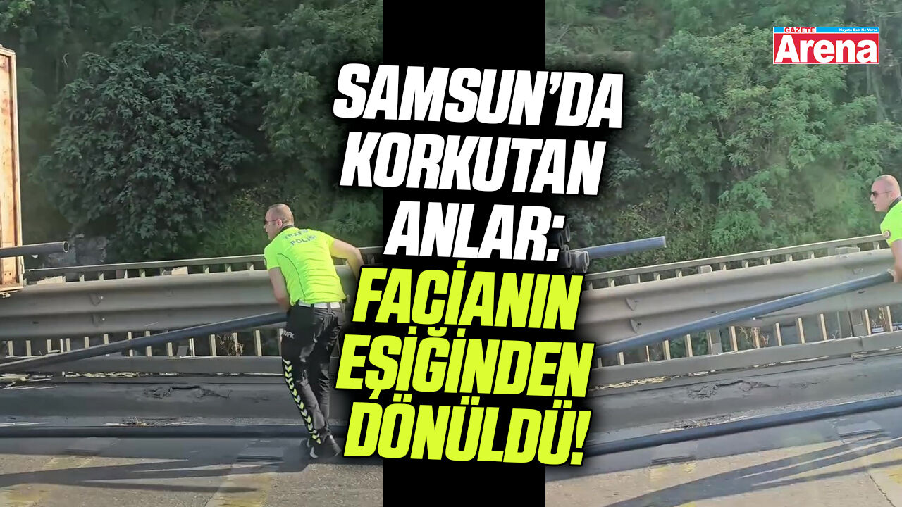 Samsun'da facianın eşiğinden dönüldü!
