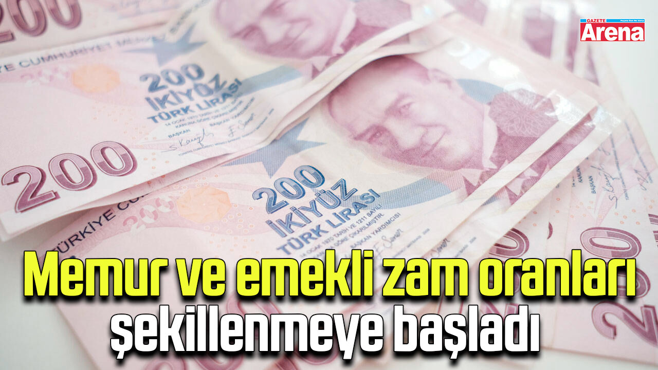 Memur ve emekli zam oranları şekillenmeye başladı
