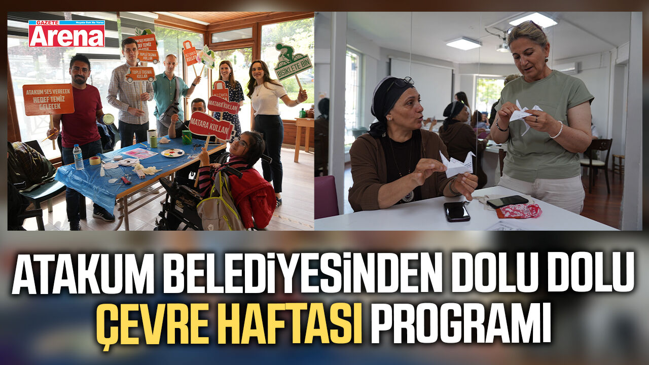 Atakum Belediyesinden dolu dolu Çevre Haftası programı