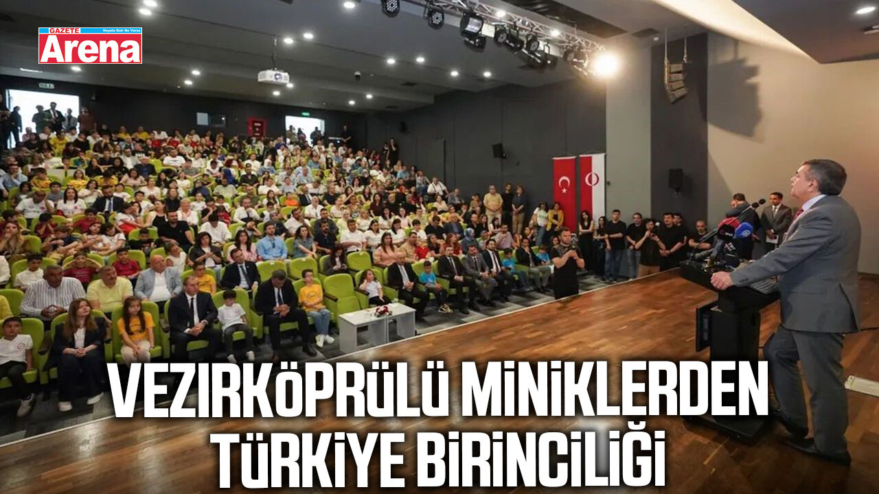 Vezirköprülü miniklerden Türkiye birinciliği