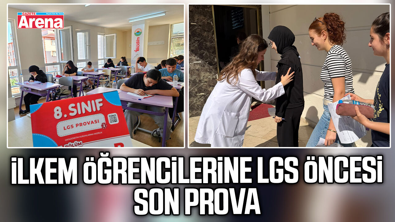 İLKEM öğrencilerine LGS öncesi son prova