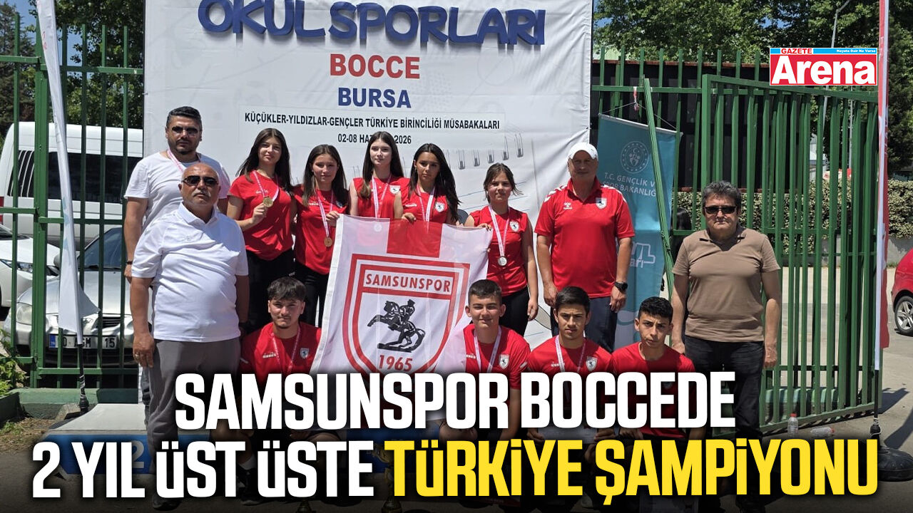 Samsunspor boccede 2 yıl üst üste Türkiye şampiyonu