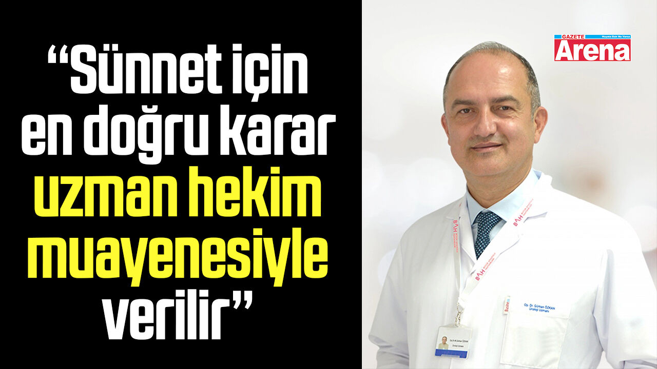 Uzmanından sünnet için uyarı