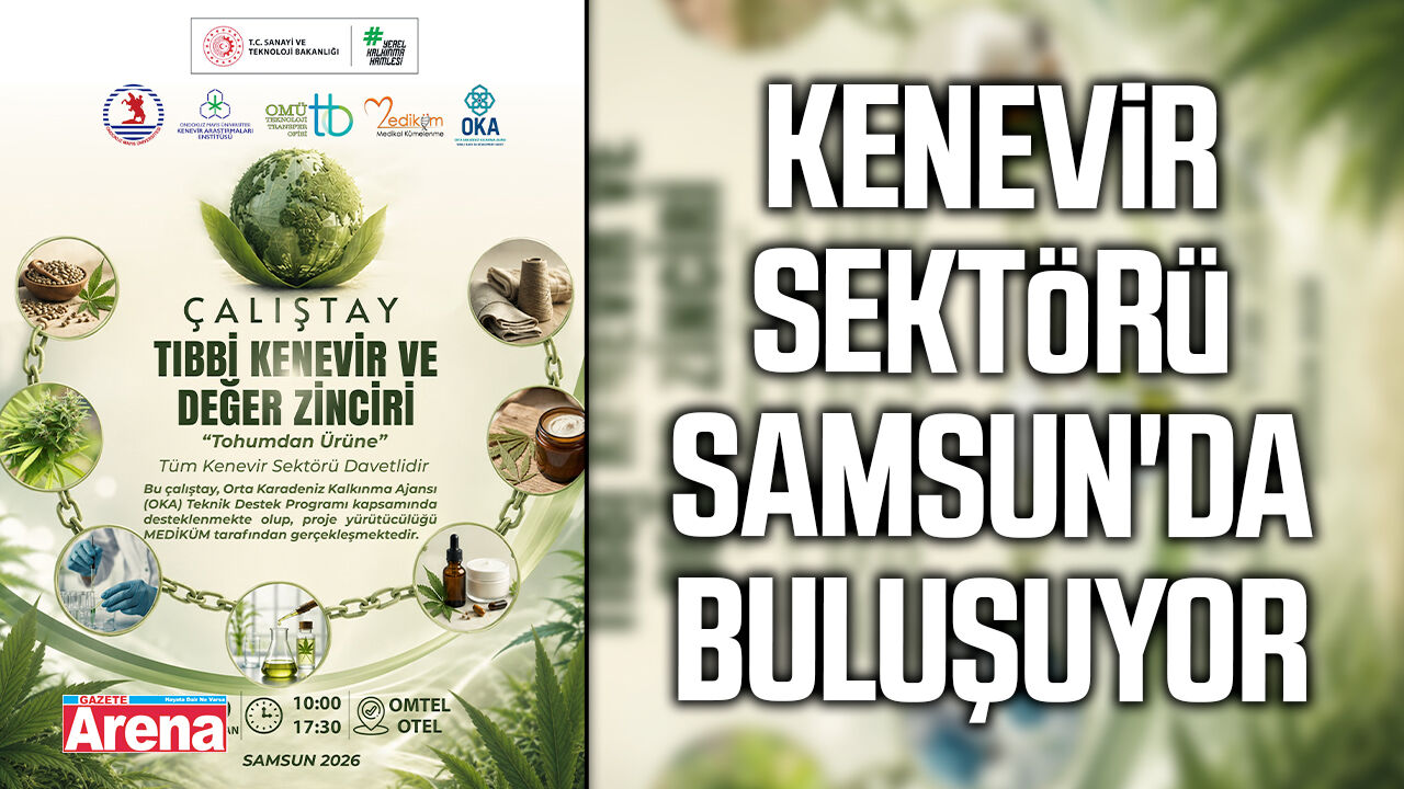 Kenevir sektörü Samsun'da buluşuyor