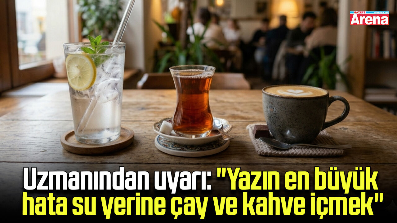 Yazın en büyük hata su yerine çay ve kahve içmek!
