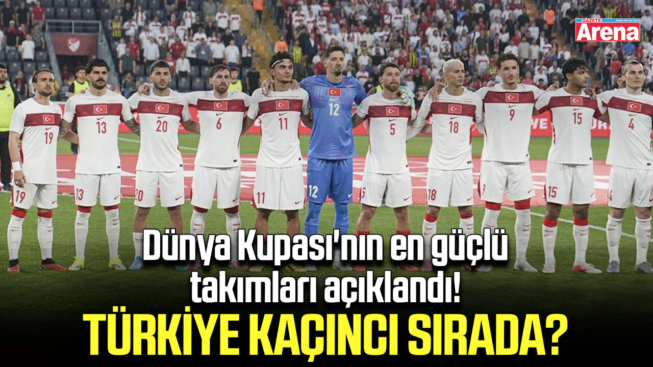 Dünya Kupası'nın en güçlü takımları açıklandı!