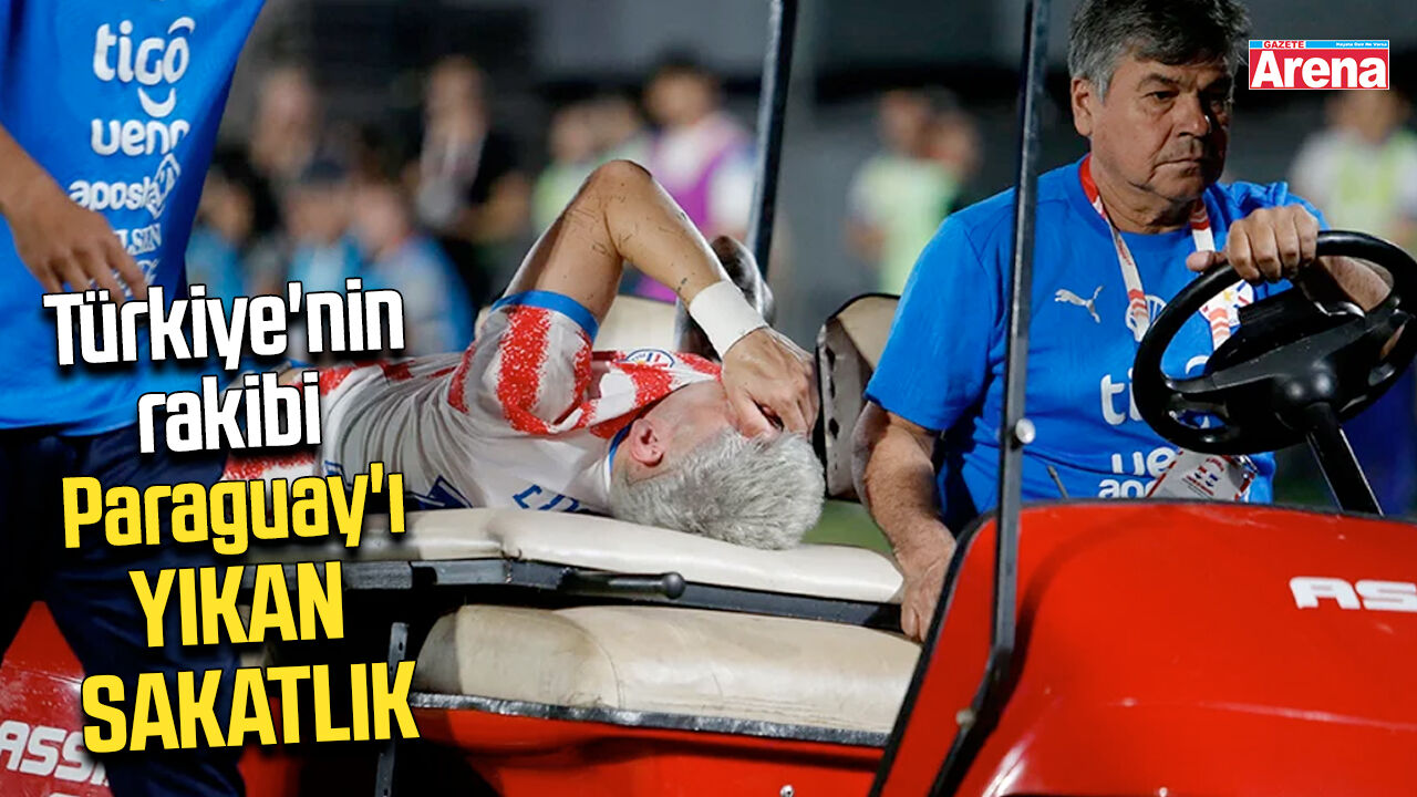 Türkiye'nin rakibi Paraguay'ı yıkan sakatlık