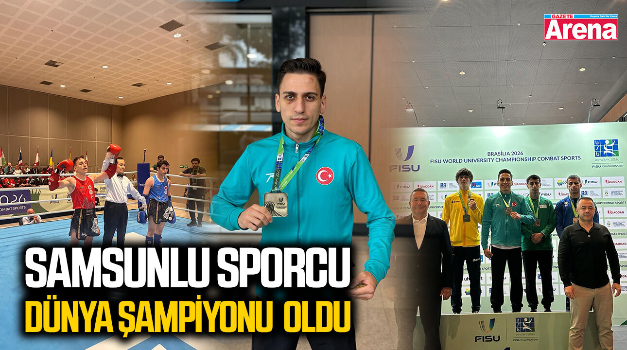 Samsunlu sporcu Yasin Muhittin Can dünya şampiyonu oldu!