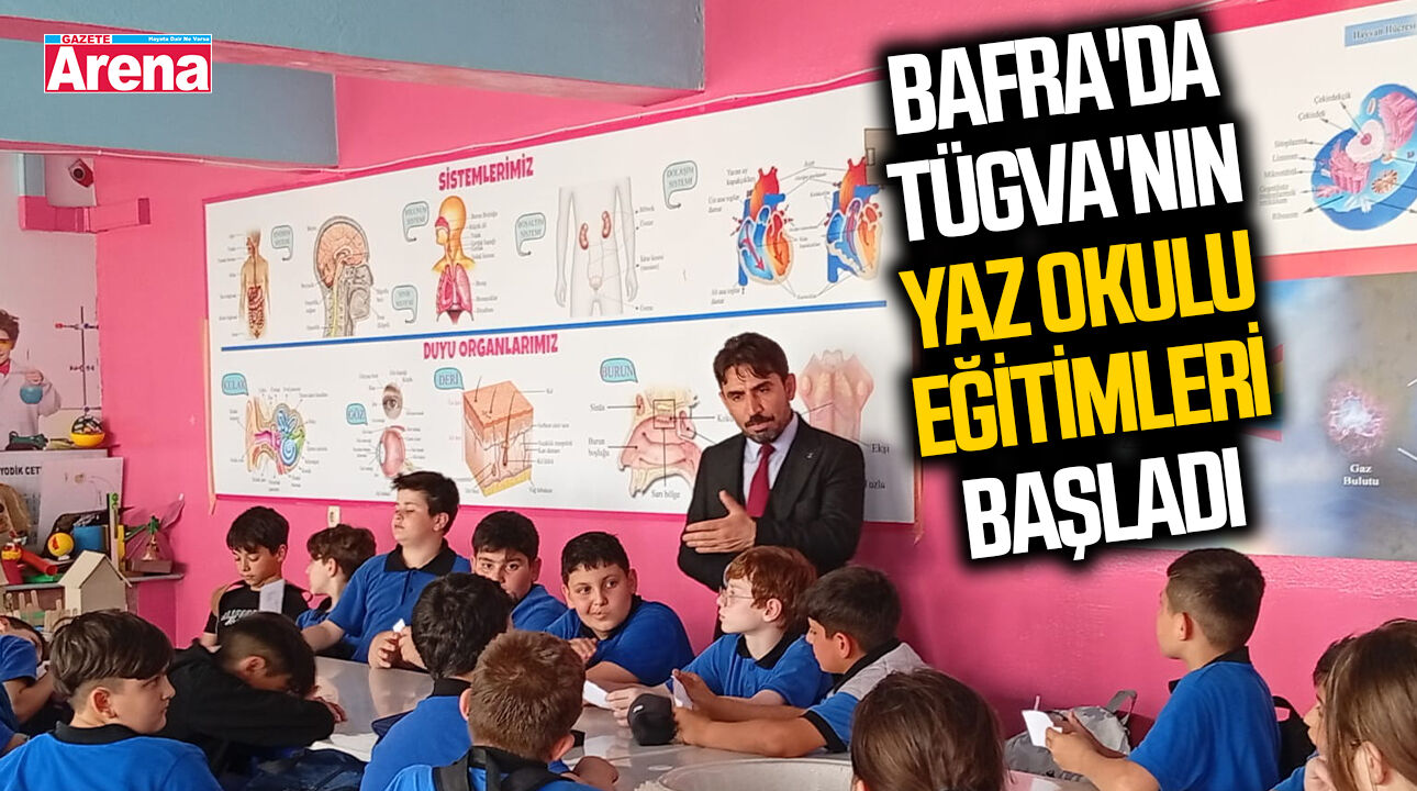 Bafra'da TÜGVA'nın yaz okulu eğitimleri başladı