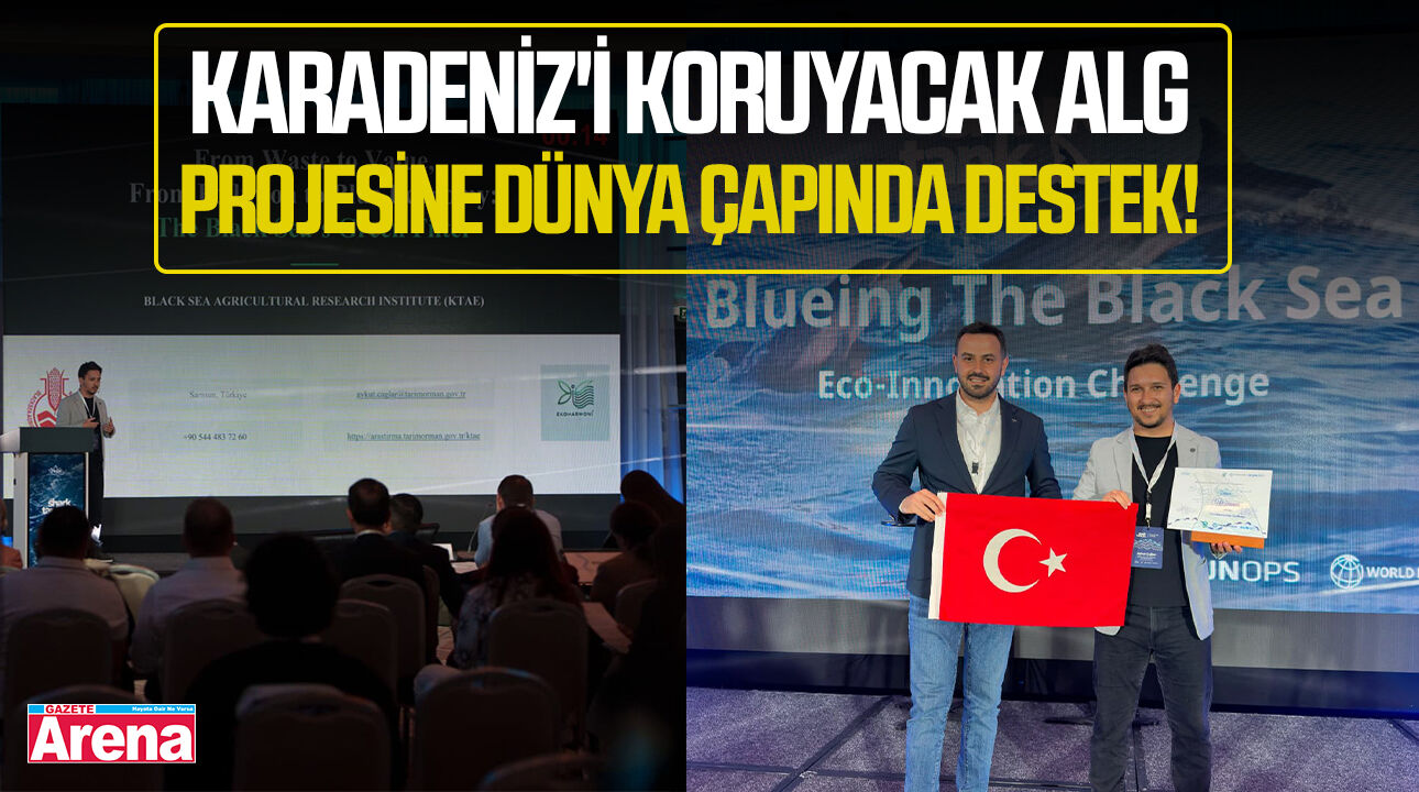 Karadeniz'i koruyacak alg projesine dünya çapında destek!