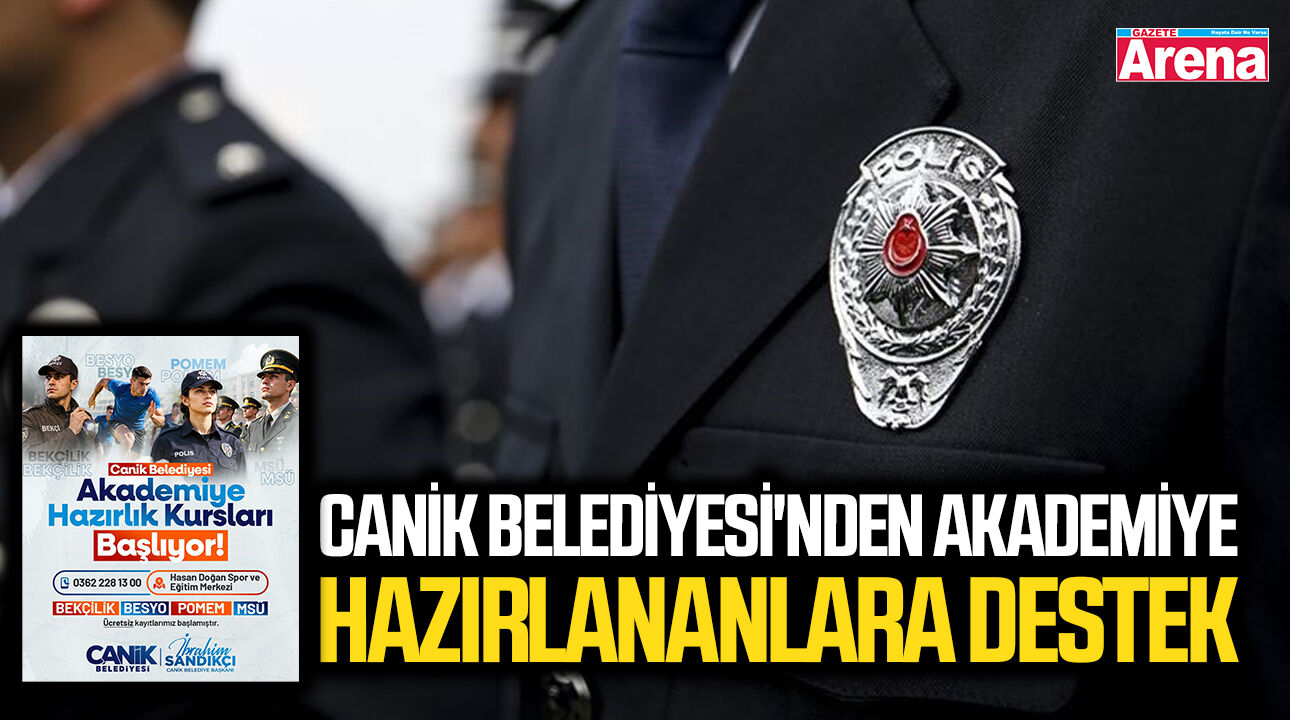 Canik Belediyesi'nden akademiye hazırlananlara destek