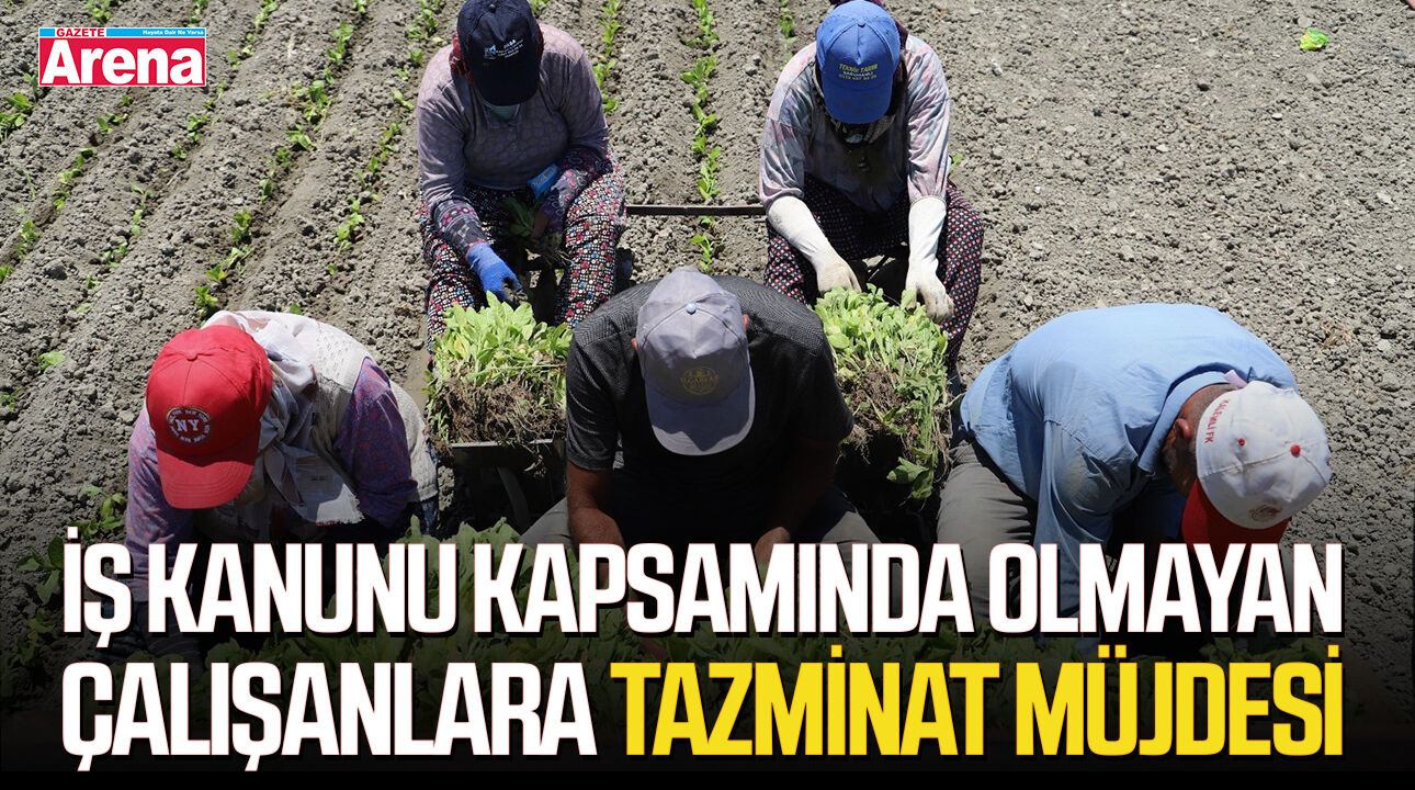İş Kanunu kapsamında olmayan çalışanlara tazminat müjdesi
