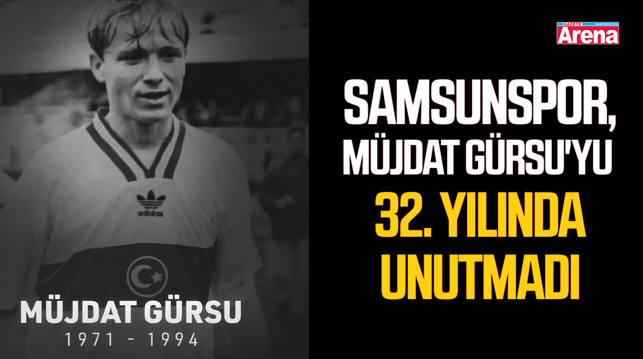 Samsunspor, Müjdat Gürsu'yu vefatının 32. yılında andı