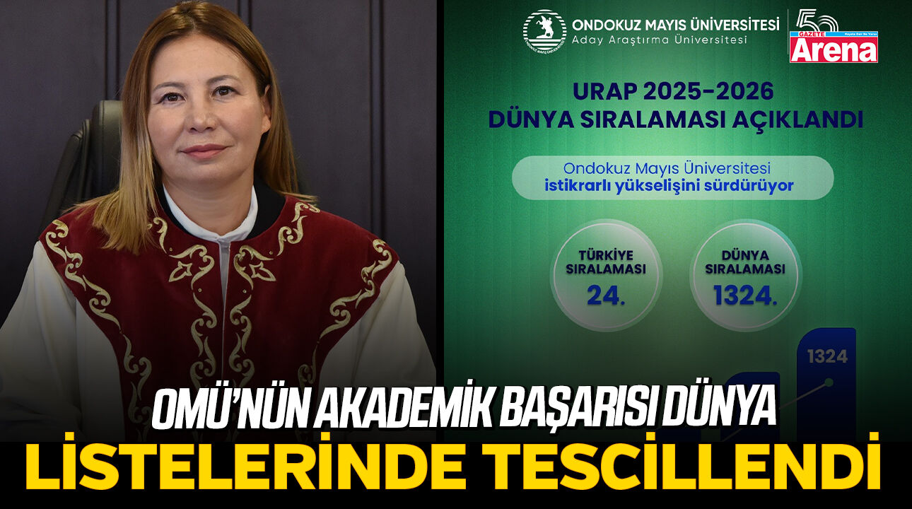 OMÜ’nün akademik başarısı dünya listelerinde tescillendi