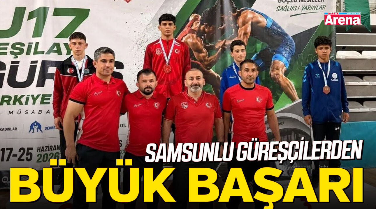 Samsunlu güreşçilerden büyük başarı!