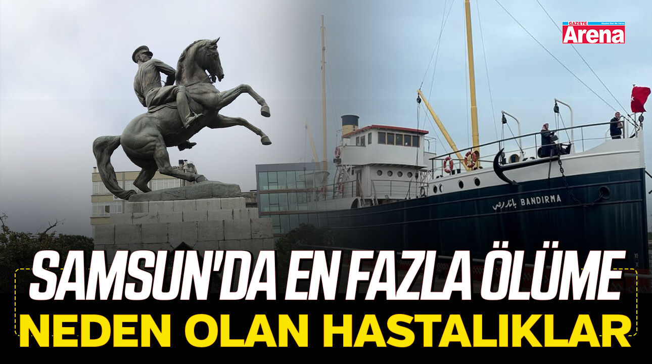 Samsun'da en fazla ölüme neden olan hastalıklar