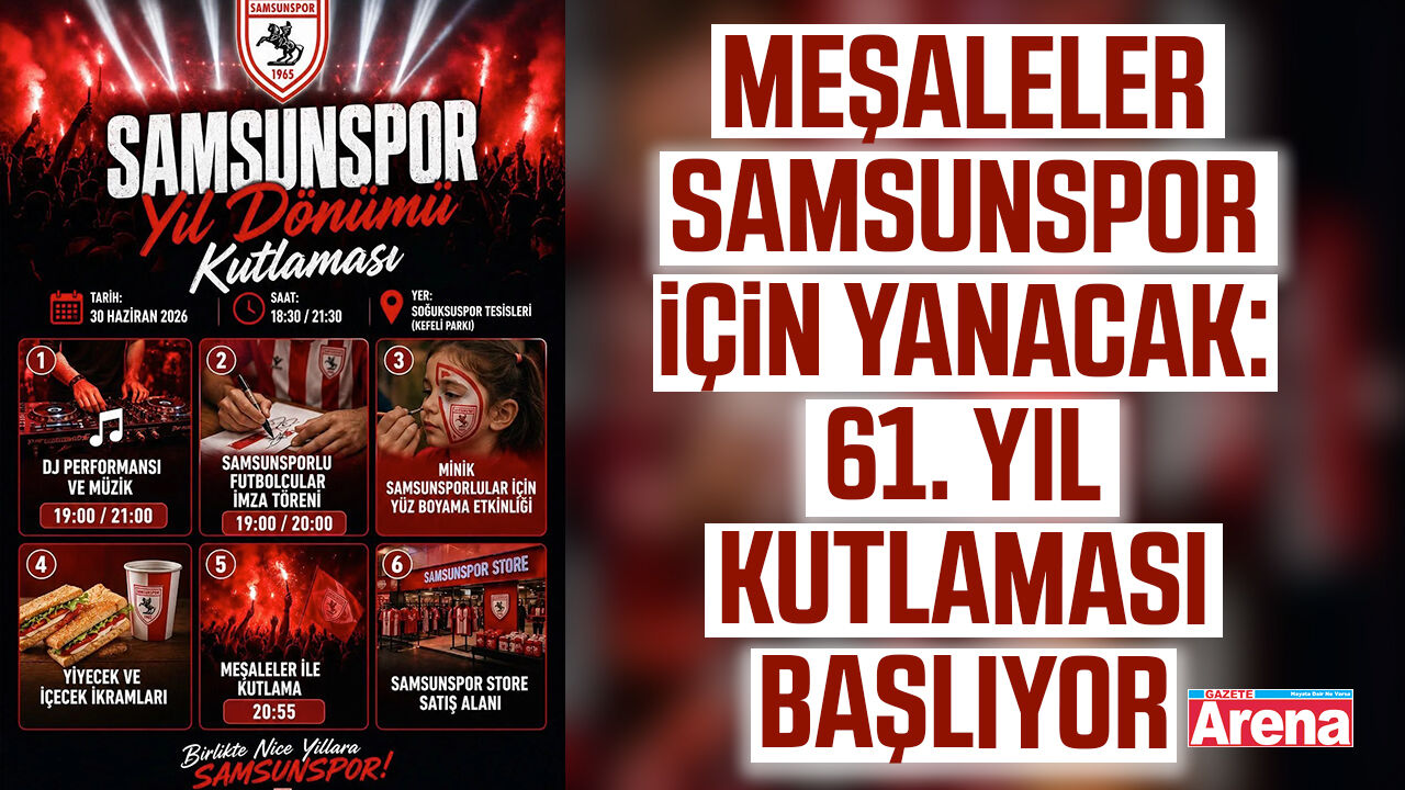 Şehzadeler’den Samsunspor'un 61. yılına özel kutlama