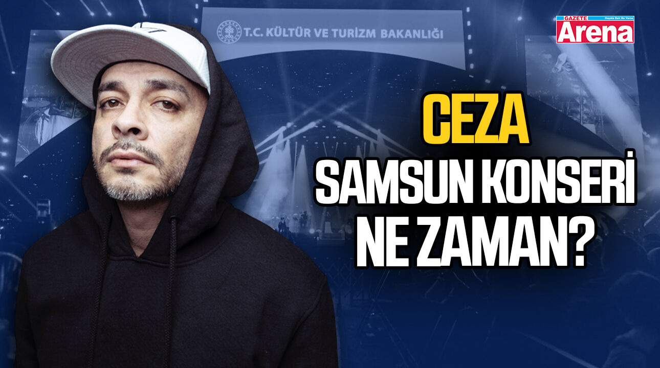 Kültür Yolu Festivali'nde rap rüzgarı! Ceza Samsun'a geliyor