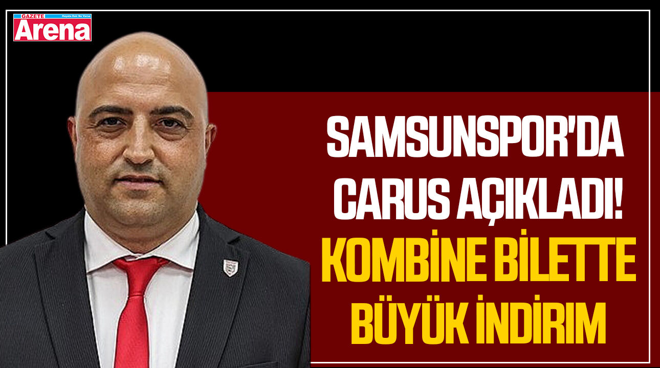 Samsunspor'da Carus açıkladı! Kombinede büyük indirim
