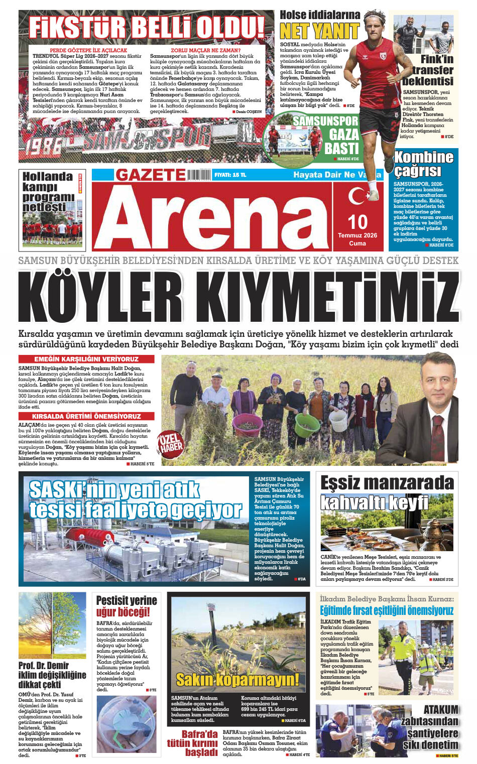10 Temmuz 2026 Cuma