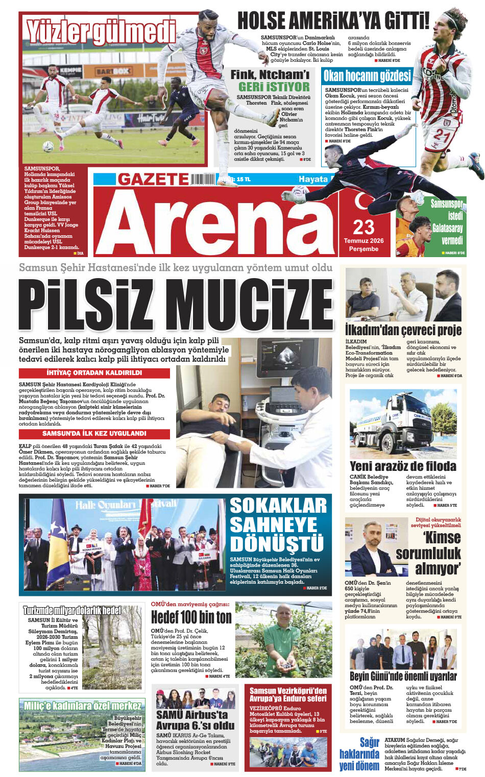23 Temmuz 2026 Perşembe
