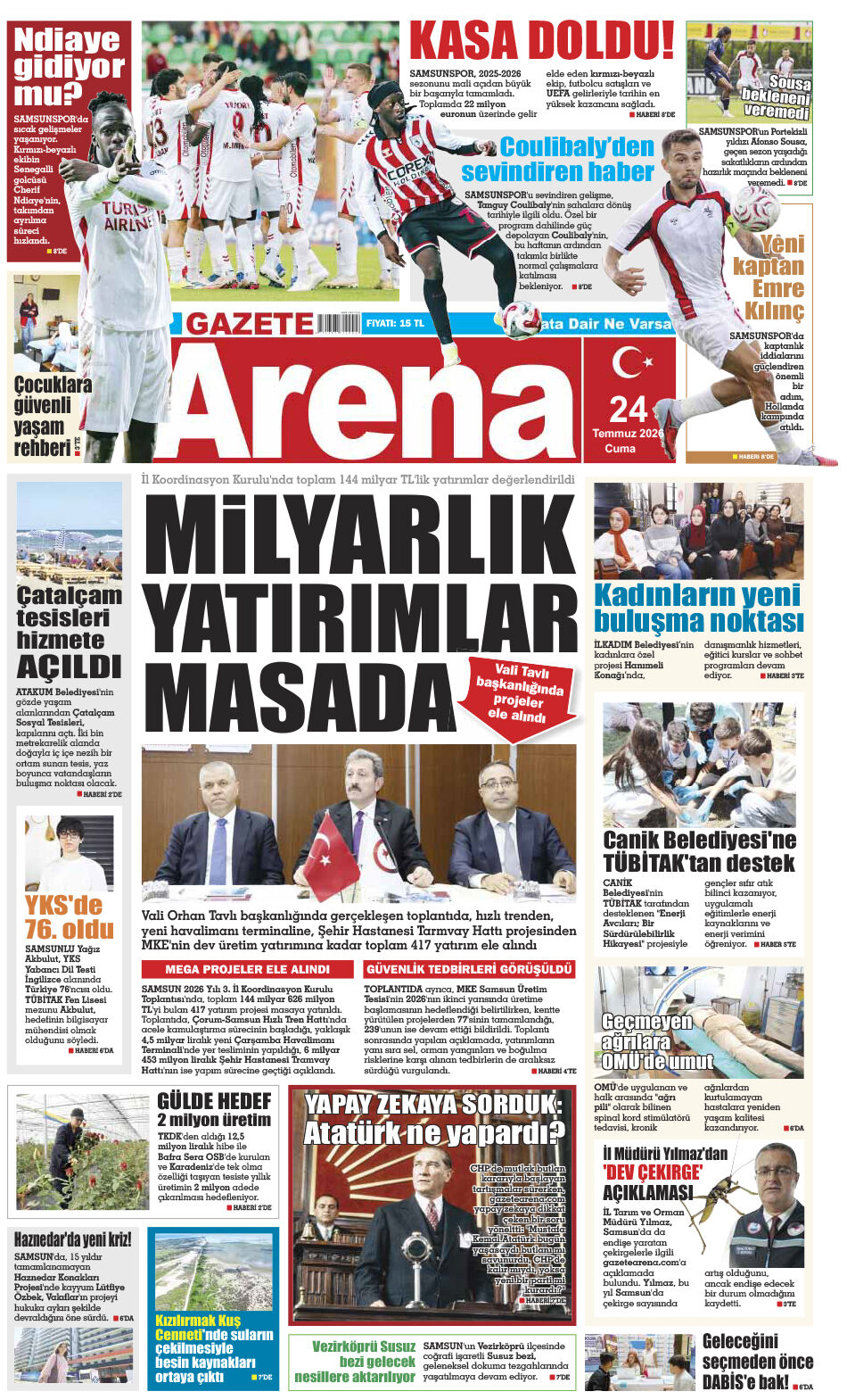 24 Temmuz 2026 Cuma