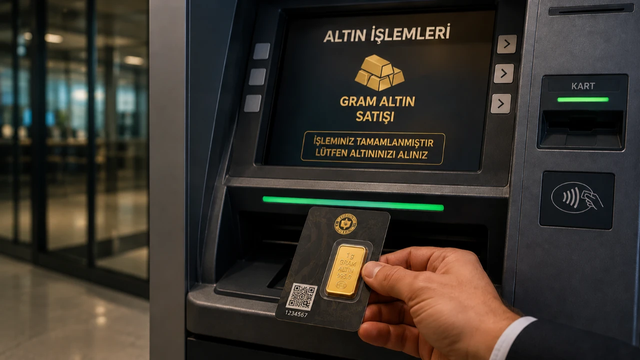 Bankalarda Yeni Dönem! Atm'den Fiziki Altın Satışııı