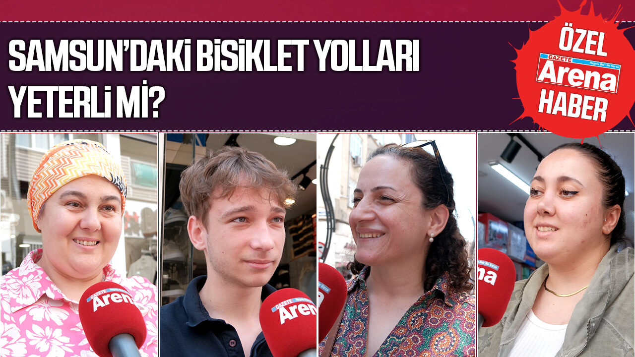 Samsun'daki bisiklet yolları yeterli mi?