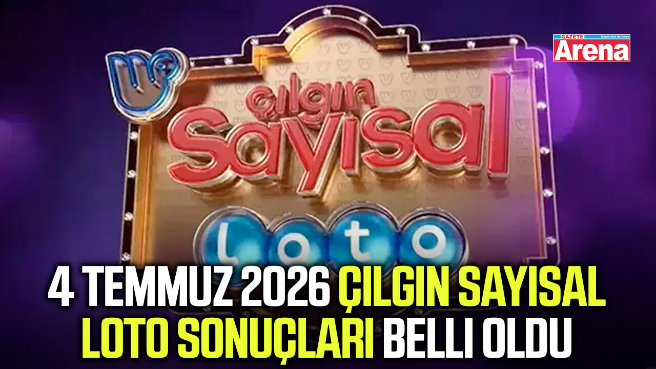 4 Temmuz 2026 Çılgın Sayısal Loto sonuçları belli oldu