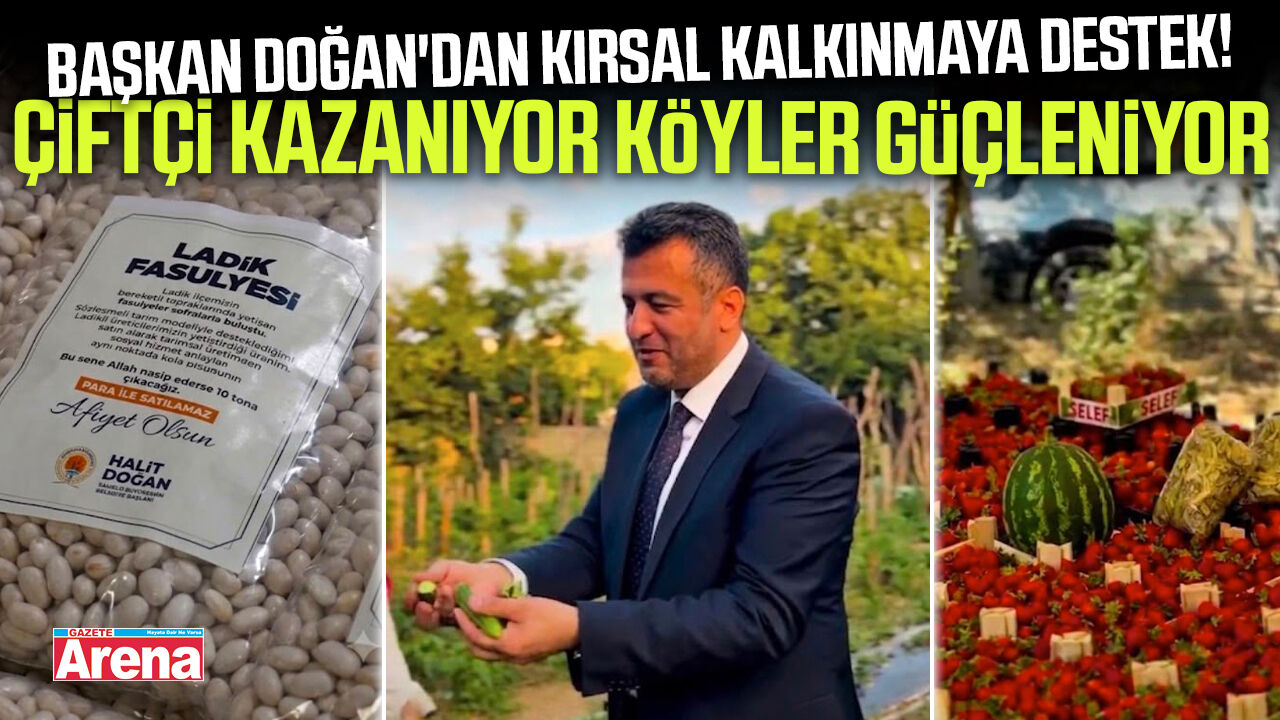 Başkan Doğan'dan kırsal kalkınmaya destek!