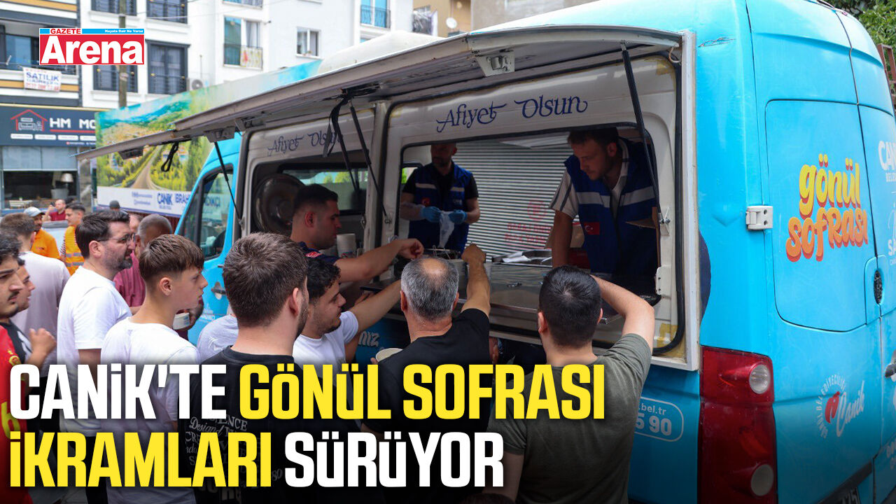 Canik'te Gönül Sofrası ikramları sürüyor