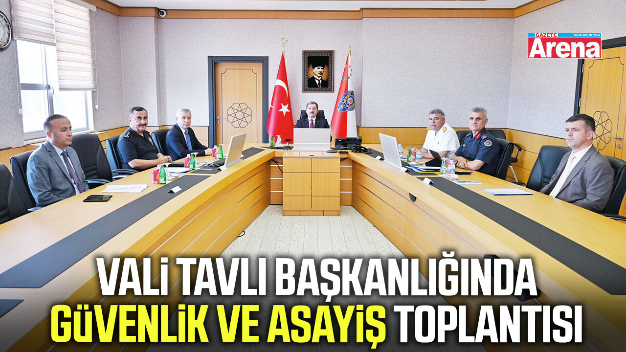 Samsun’da suçla mücadele ve güvenlik tedbirleri görüşüldü
