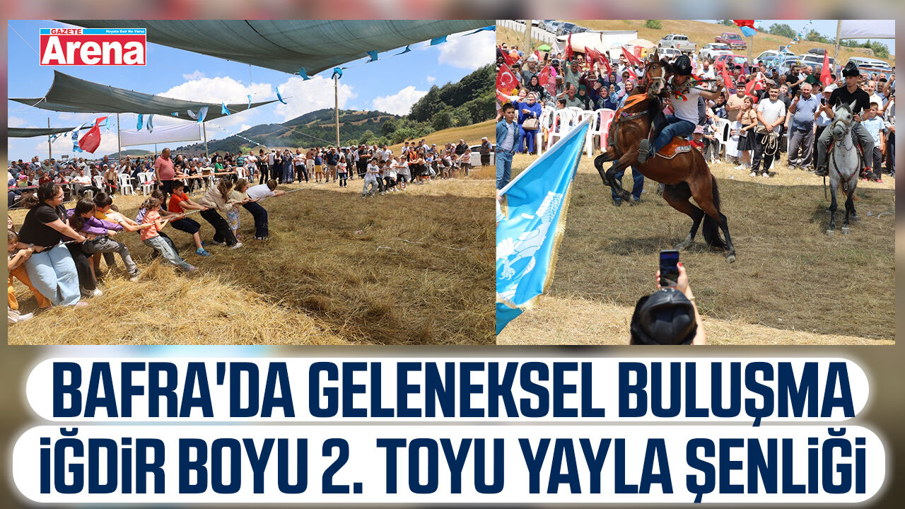 Bafra'da gurbet ile sıla aynı sofrada buluştu