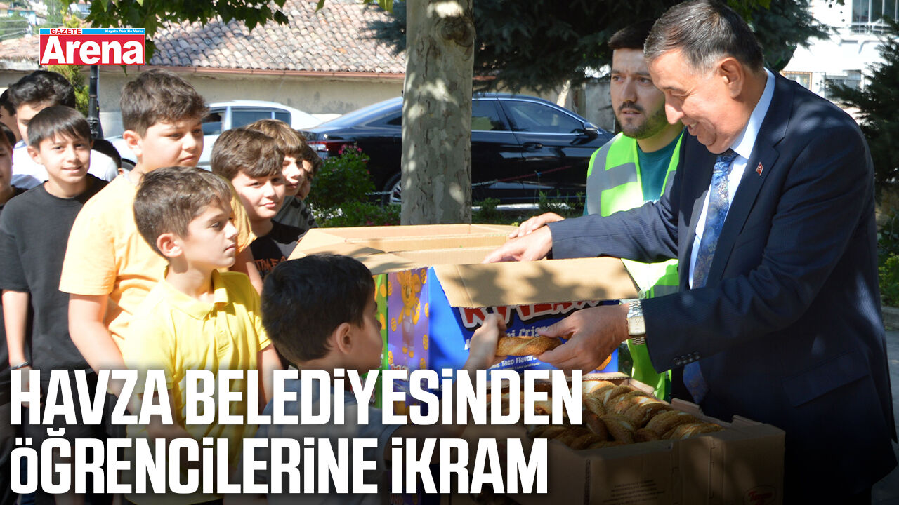 Havza Belediyesinden Kur'an kursu öğrencilerine ikram