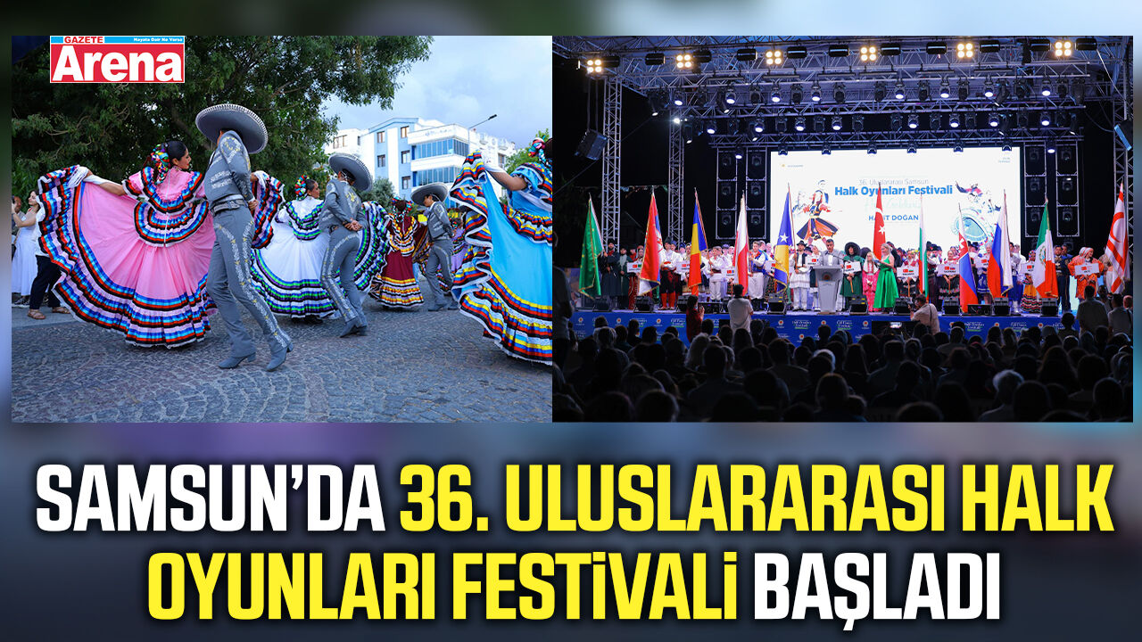 Samsun'da kültürlerin dansı başladı