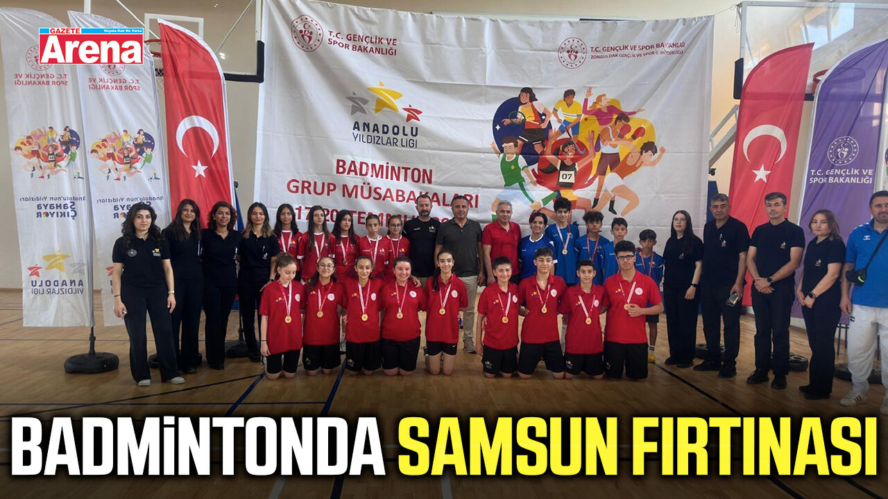 Badmintonda Samsun Fırtınası