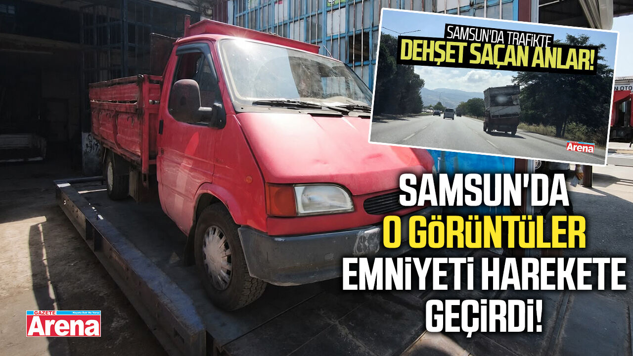 Samsun'da o görüntüler emniyeti harekete geçirdi!