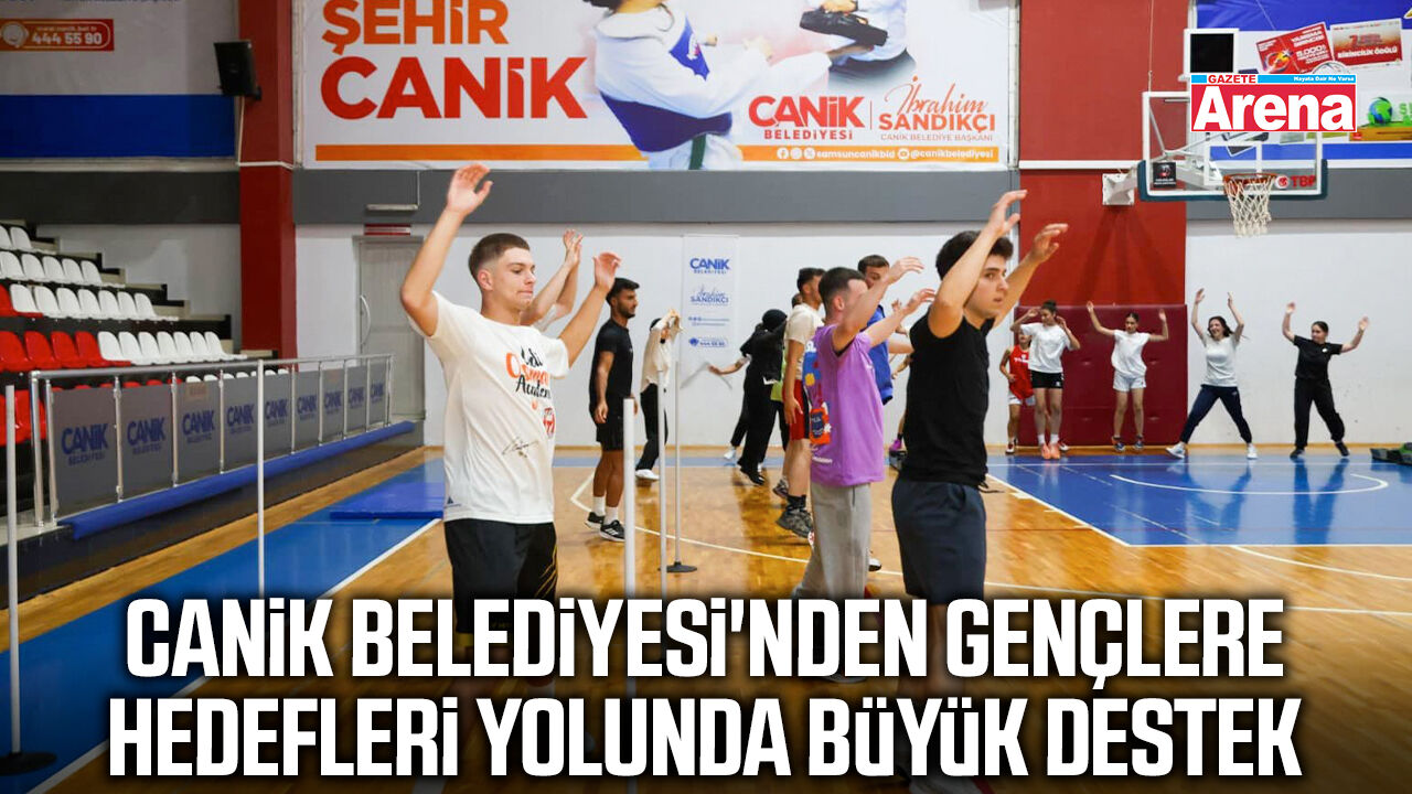 Canik Belediyesi'nden gençlere hedefleri yolunda büyük destek