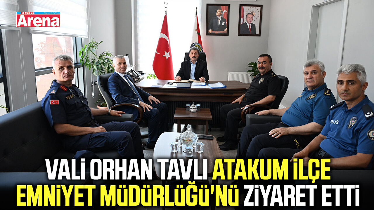 Atakum Emniyeti'ne Vali Tavlı'dan ziyaret