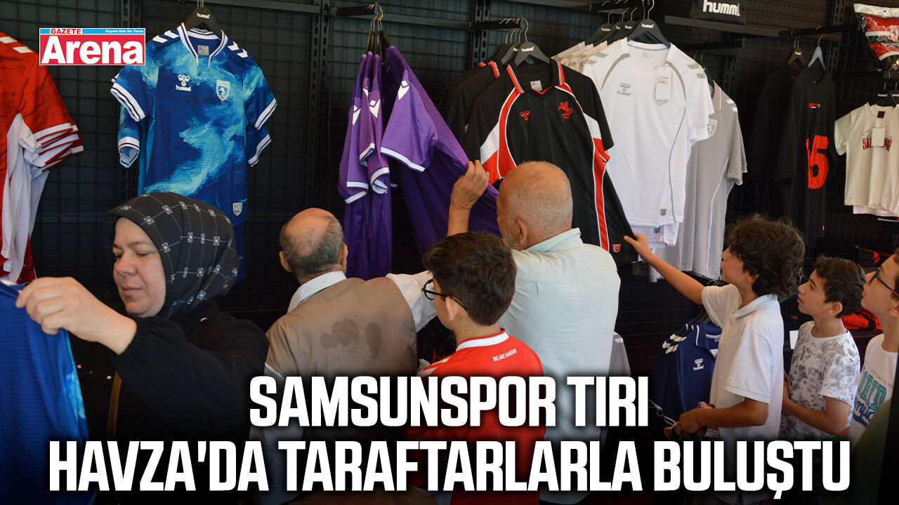 Samsunspor rüzgarı Havza'da esti