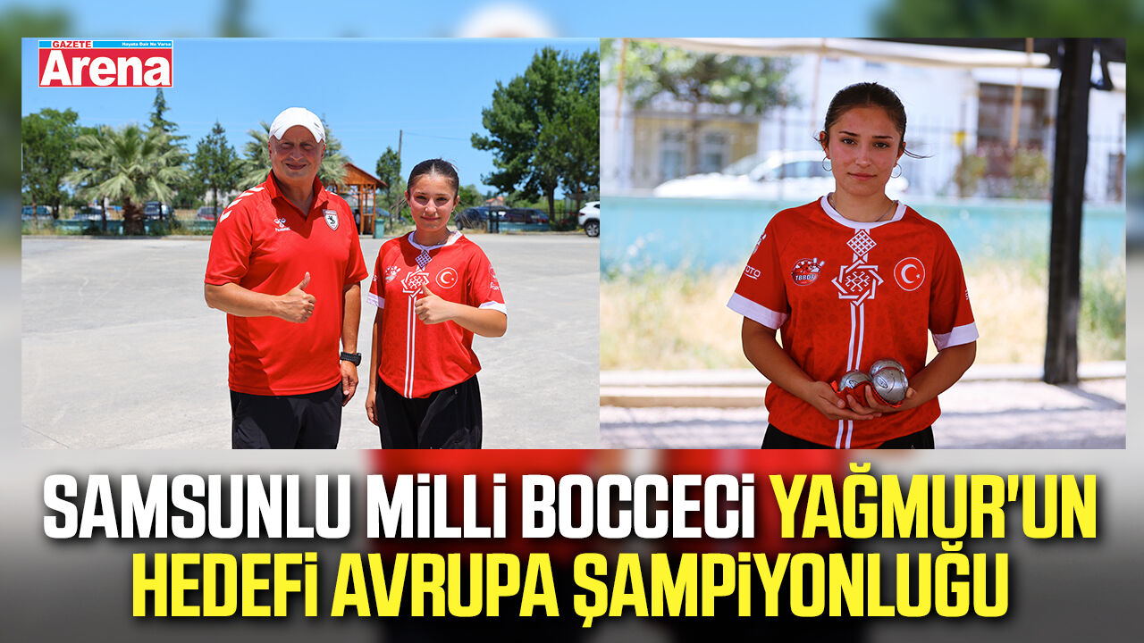 Samsunlu milli bocceci Yağmur'un hedefi Avrupa şampiyonluğu