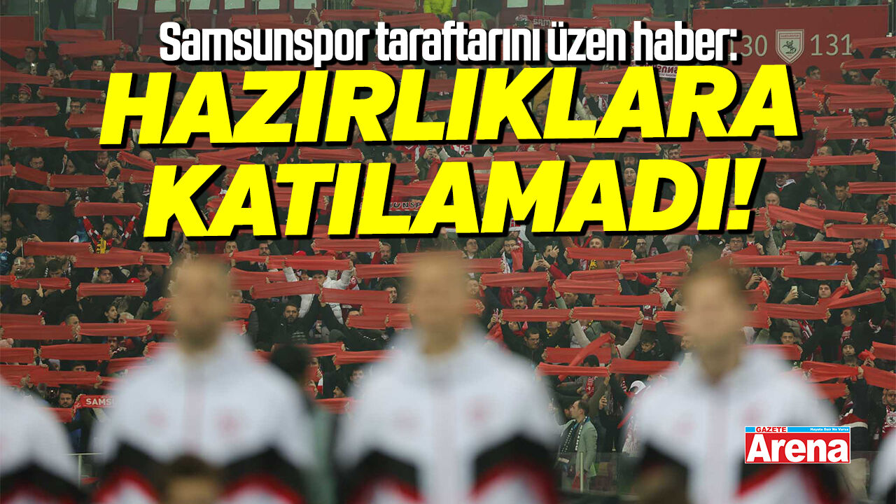 Samsunspor taraftarını üzen haber: Fıtık şoku!