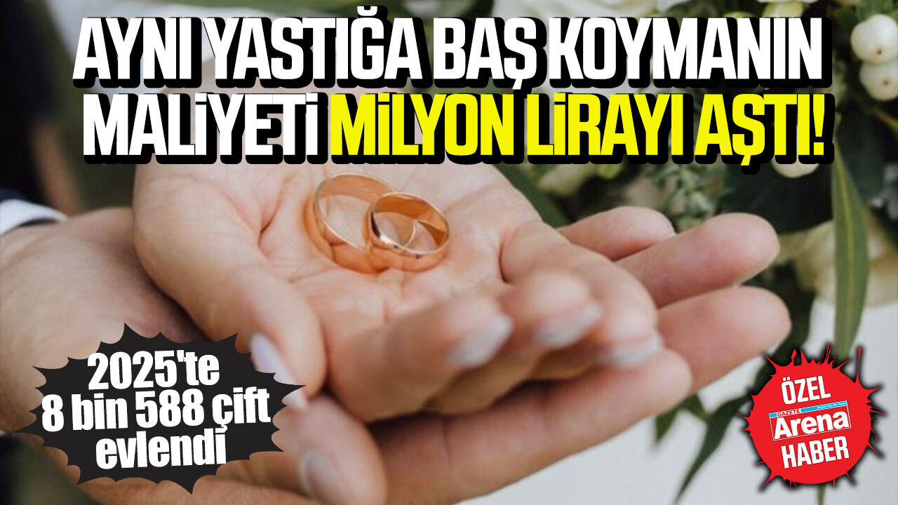 Aynı yastığa baş koymanın maliyeti milyonu lirayı aştı!