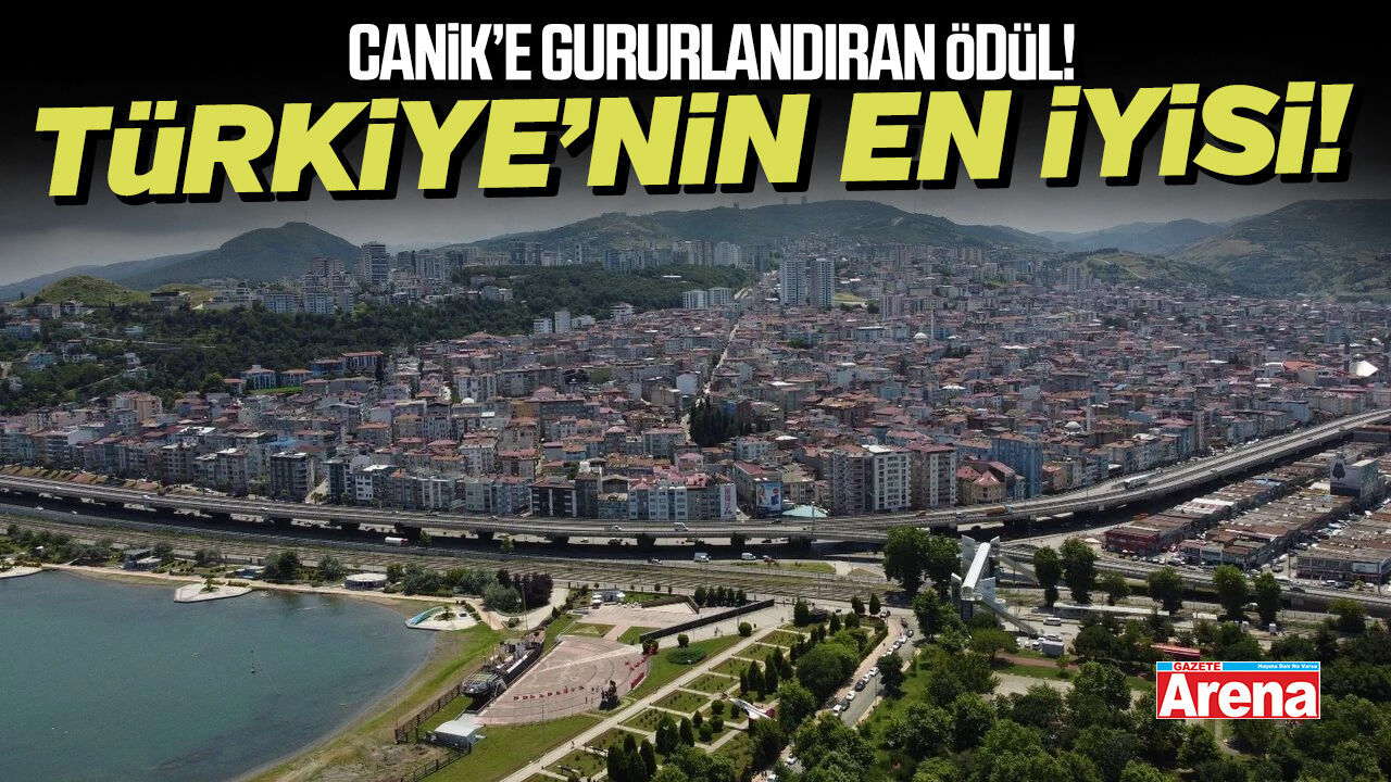 Canik'e gururlandıran ödül: Türkiye'nin en iyisi...