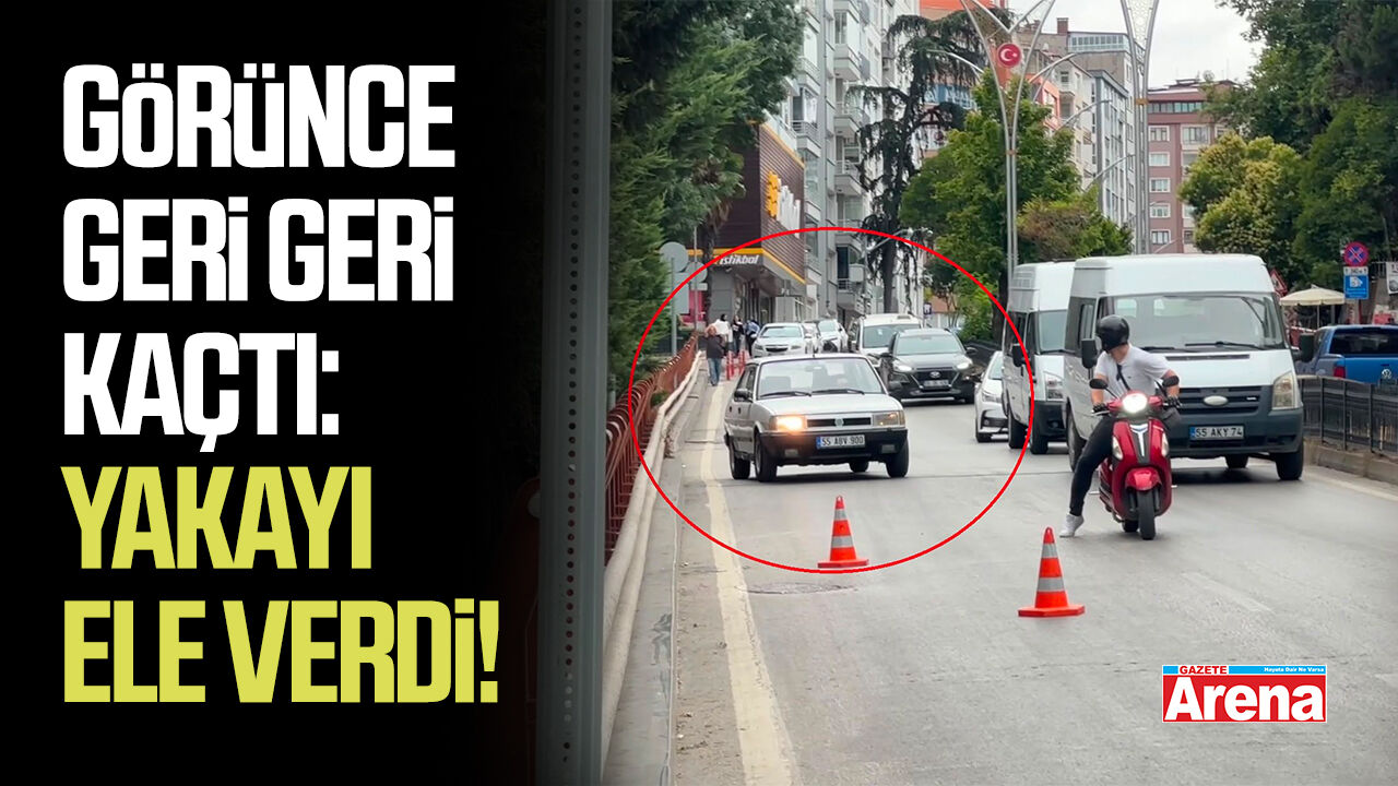 Samsun'da polisi görünce kaçmaya çalıştı: Yakayı ele verdi!