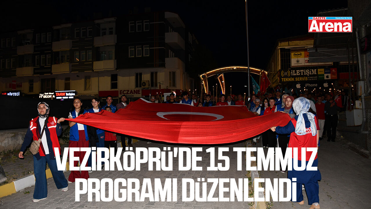 Vezirköprü'de 15 Temmuz programı düzenlendi