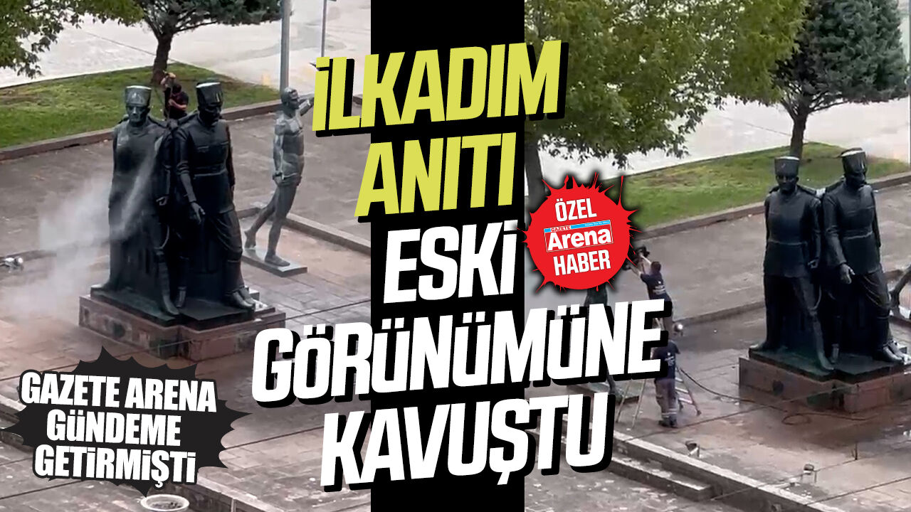 Samsun İlkadım Anıtı eski görünümüne kavuştu